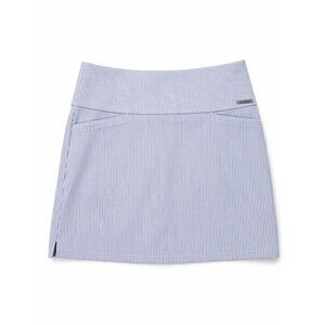 S.C & Co Pinstripe Athletic Skort Golf Skirt Blue White Coastal Size Large Mini